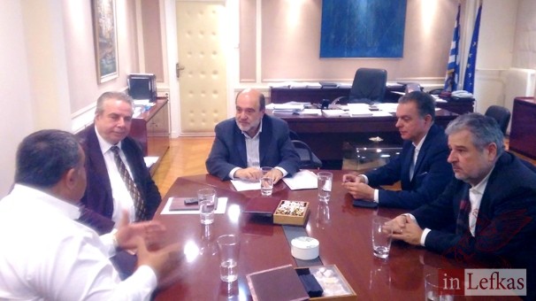 Συναντήσεις του προέδρου του Επιμελητηρίου Λευκάδας, Σωτήρη Σκιαδαρέσης, με Υφυπουργούς Οικονομικών & Βιομηχανίας